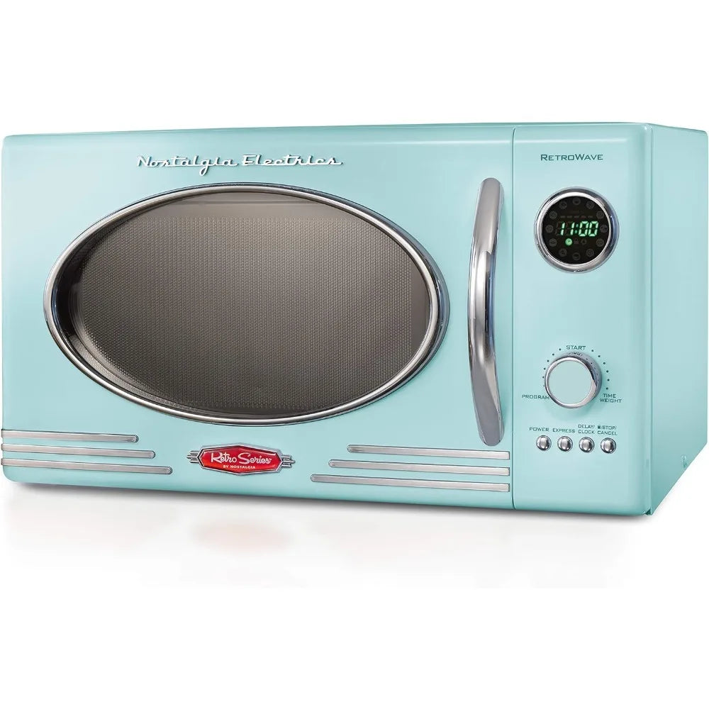 Retro Countertop Microwave Oven, 800-Watt, 0.9 cu ft - - My Special Palace