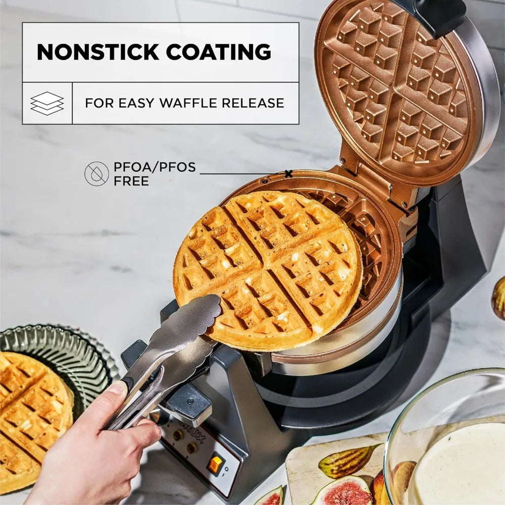 Double Rotating Belgian Waffle Maker, - My Special Palace