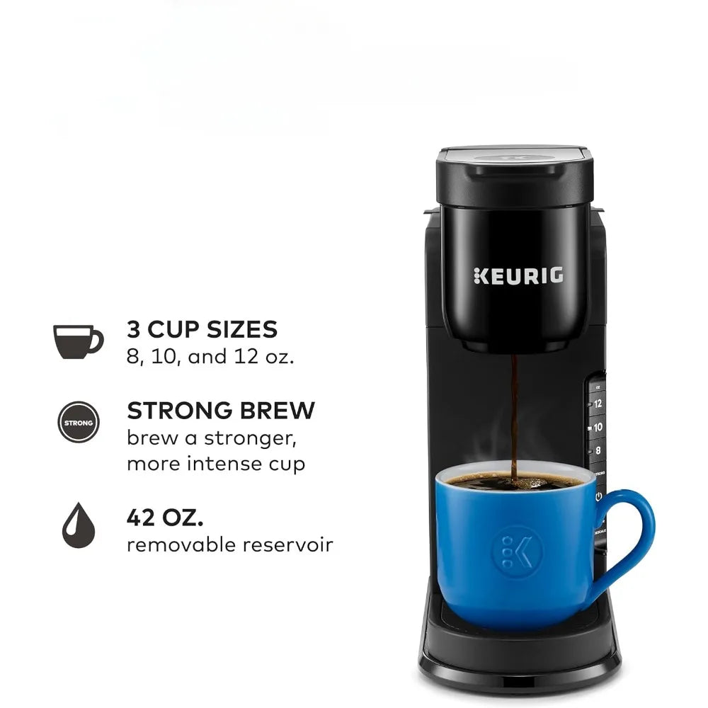 Single Serve K-Cup Pod Coffee Brewer Espresso Coffee Maker Black 12.8” L X 5.1” W X 12.6” H Machine Electric Kitchen Appliances - My Special Palace