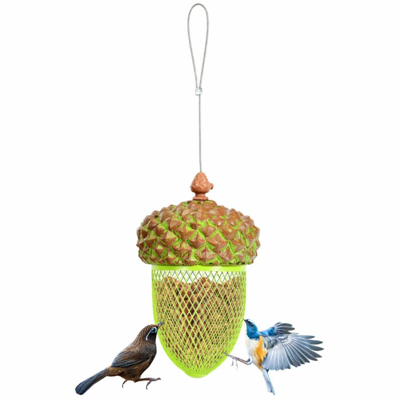 Cute Acorn-shaped Feeder Metal Acorn Wild Bird - My Special Palace